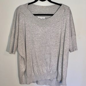 CAbi 200 Lounge Sweater Blue 1/2 Sleeve Sz M